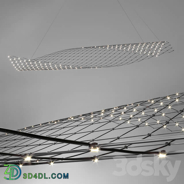 Manta XXXX Pendant light 3D Models