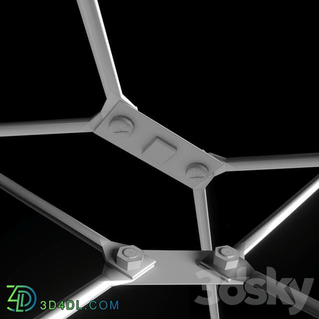 Manta XXXX Pendant light 3D Models