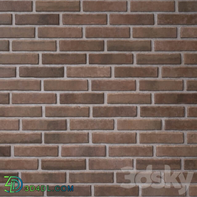 Brick brown masonry