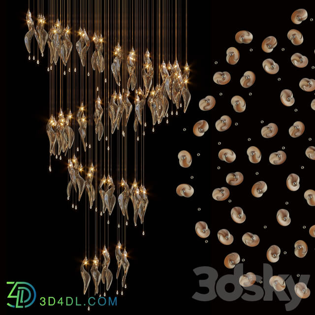 Chandelier Light Vargov Pendant light 3D Models