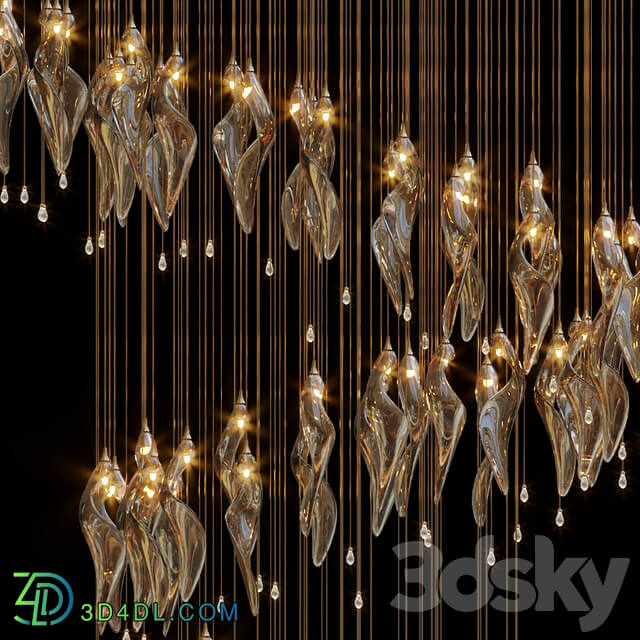 Chandelier Light Vargov Pendant light 3D Models