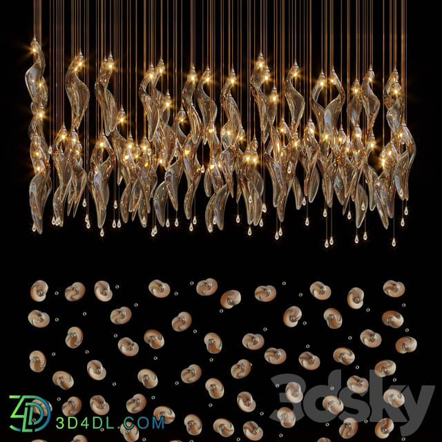 Chandelier Light Vargov Pendant light 3D Models