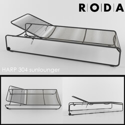 RODA HARP 304 sunlounger Other 3D Models 