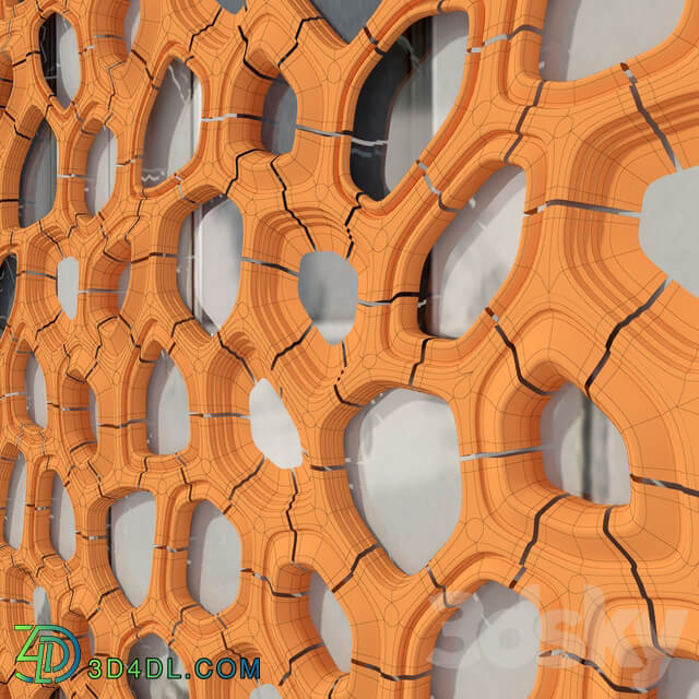 Bionica decorative facade 3D Models