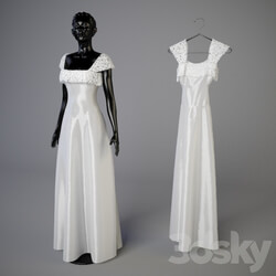 Wedding dresses Clothes 3D Models 