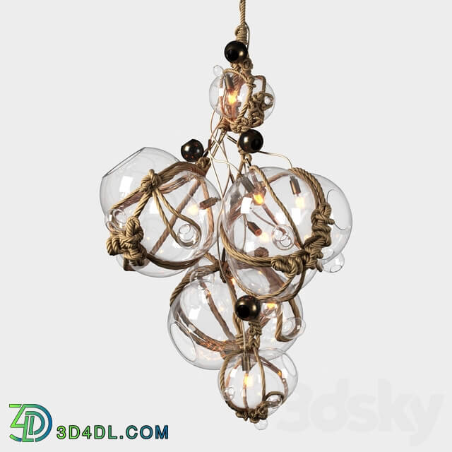 Roll Hill Knotty Bubbles Pendant light 3D Models