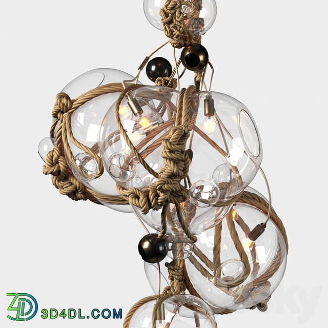 Roll Hill Knotty Bubbles Pendant light 3D Models