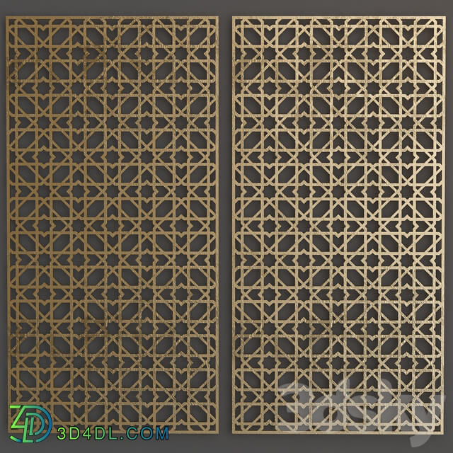 Other decorative objects Metal panels