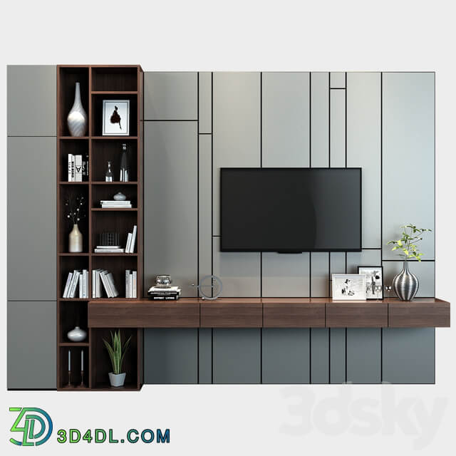 TV shelf 09 3D Models