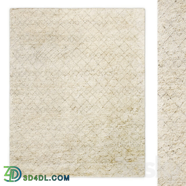 Verso Moroccan Hand Knotted Wool Rug RH