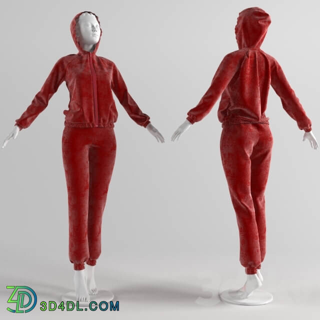 Sport suit Clothes 3D Models