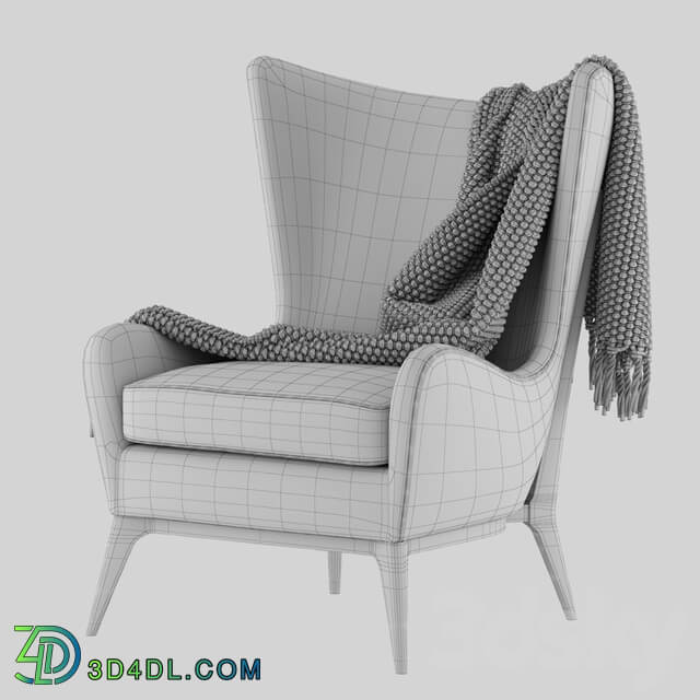 Armchair Caracole Classic Gray