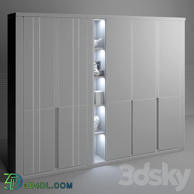 Wardrobe Display cabinets wardrobe01