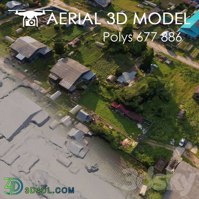 Aerial scan 13 3D Models