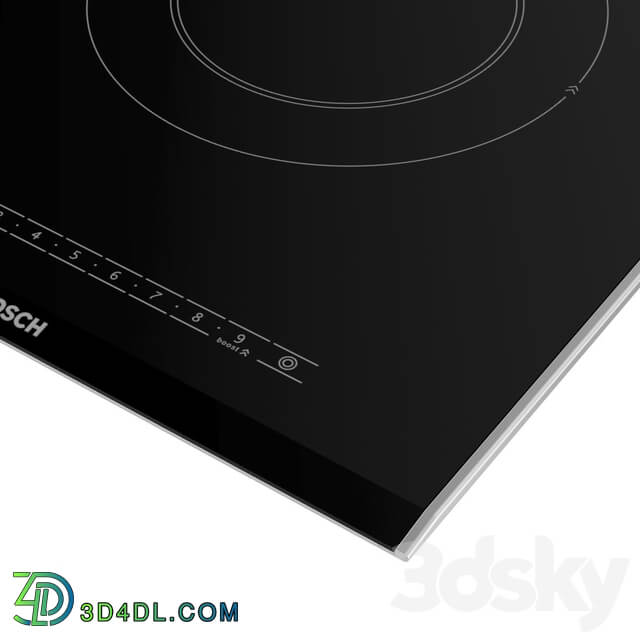 Ceramic electric hob BOSCH PKF375FP1E 31cm