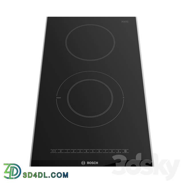 Ceramic electric hob BOSCH PKF375FP1E 31cm