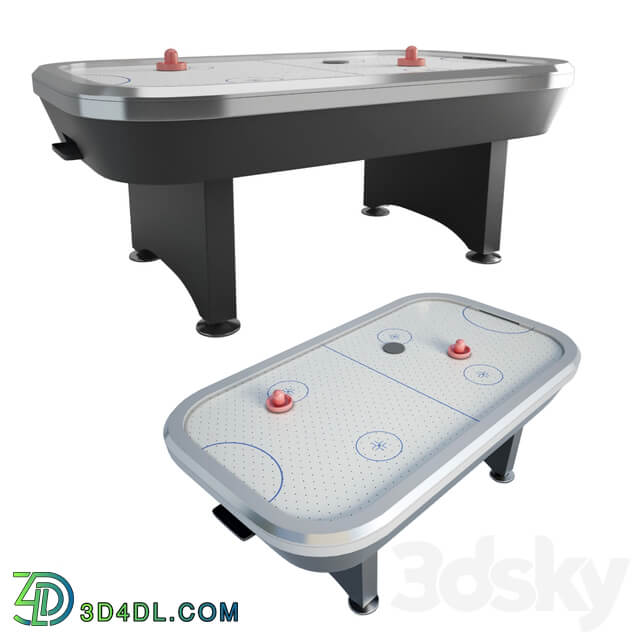 Electronic air hockey