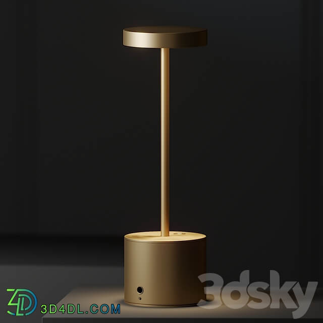 HISLE LUXCIOLE GM Table Lamp 4 Different Metal Materials