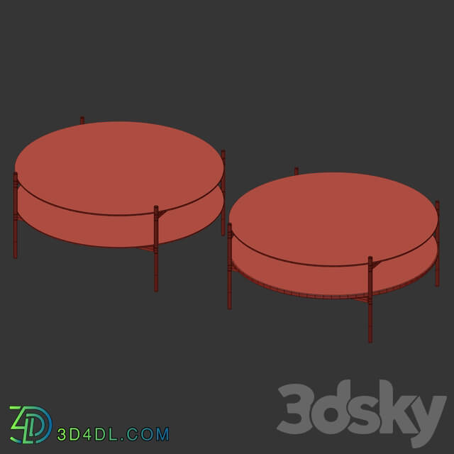 Coffee table Duotone Circular