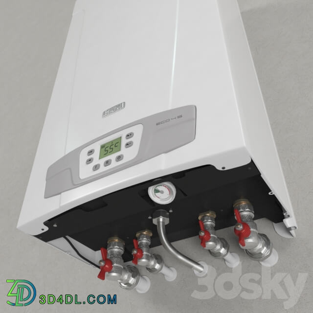 Gas heating boiler wall Baxi Eco 4S