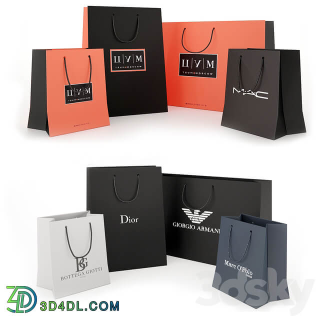 Other decorative objects paper bags