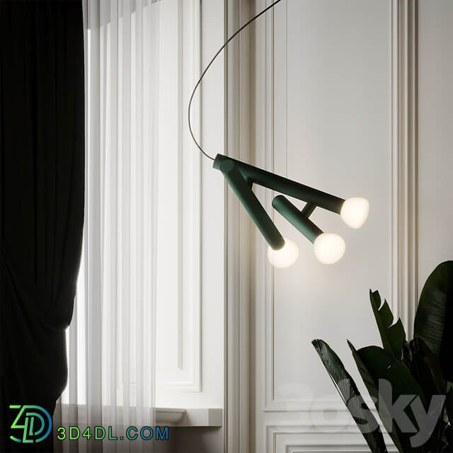 PARC 04 Pendant lamp from Lambert Fils Pendant light 3D Models