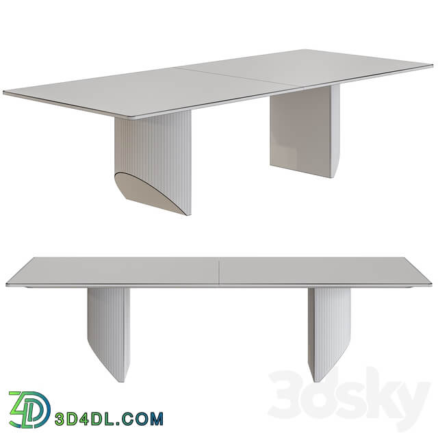 Minotti Wedge Dining Table