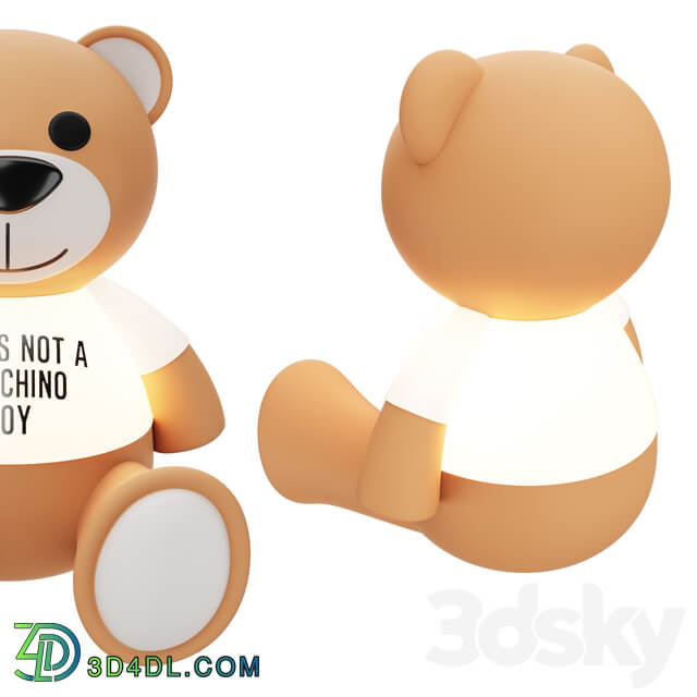 Table lamp Kartell TOY Moschino by Jeremy Scott 3D Models