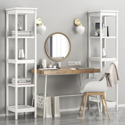 Womens IKEA dressing table and workplace 3D Models 