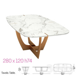 Romeo Baxter dining table. 