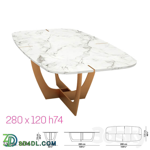 Romeo Baxter dining table.