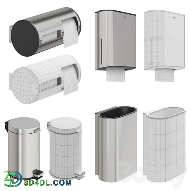 Accessories for public toilet Keuco Plan