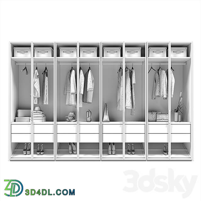 Wardrobe Display cabinets Boffi Antibes