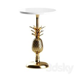 Pineapple Pedestal Side Table by Anthropologie 