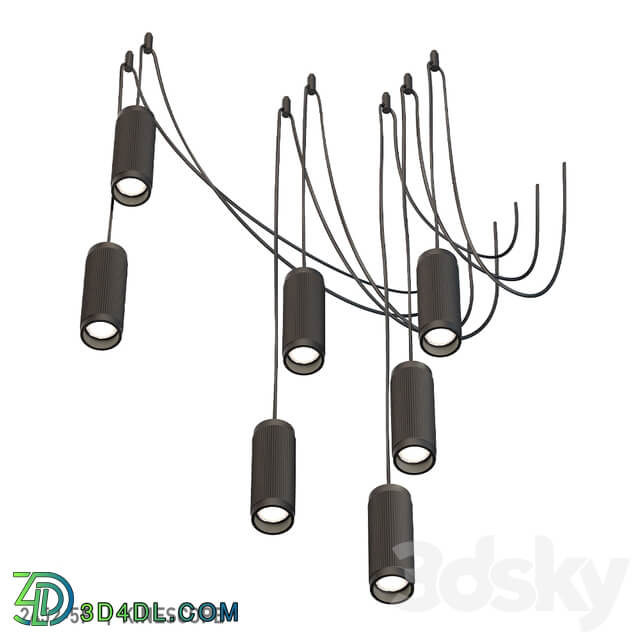 Favorite 2452 5P Pendant light 3D Models