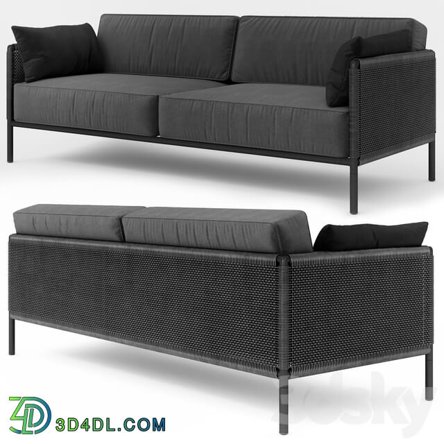 Encore Modern Garden 3 Seater Lounge Sofa