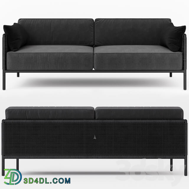 Encore Modern Garden 3 Seater Lounge Sofa