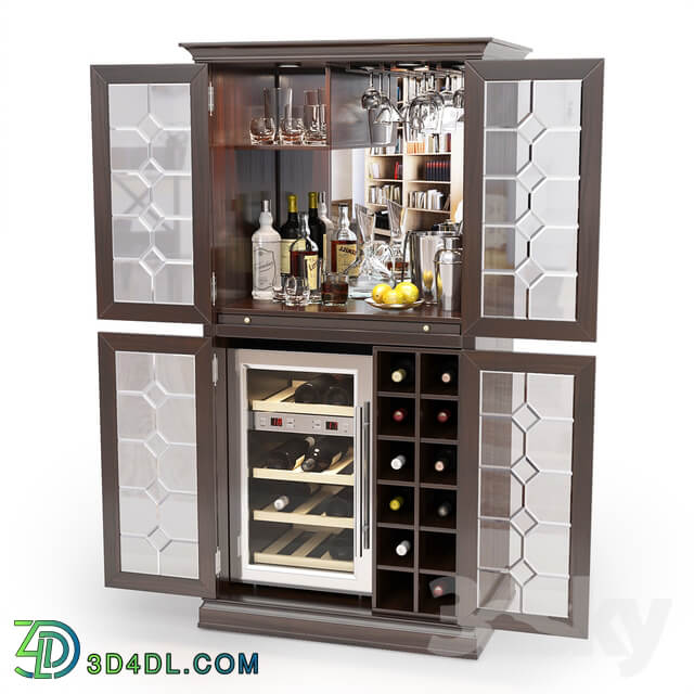 Wardrobe Display cabinets Firenze Wine and Spirits Armoire Bar