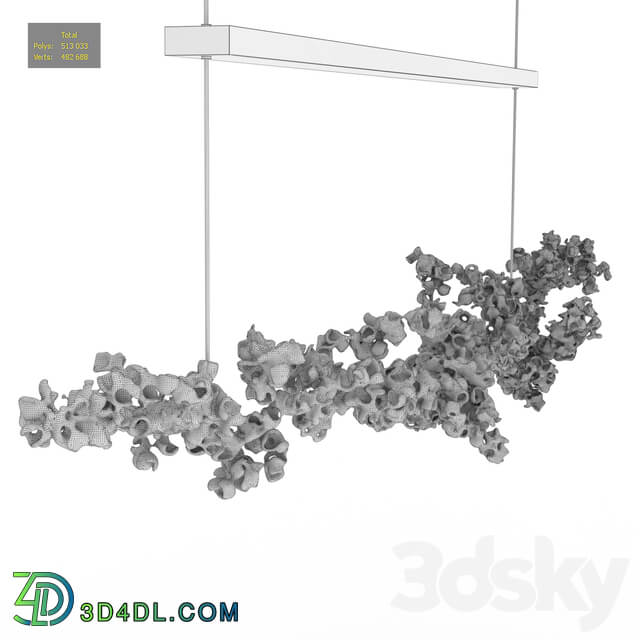 Coral pendant Pendant light 3D Models