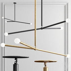 Apparatus Arrow Chandelier Pendant light 3D Models 