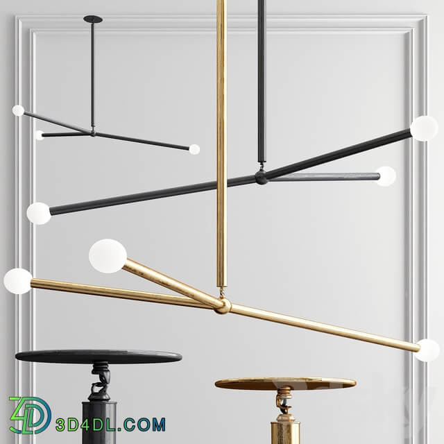 Apparatus Arrow Chandelier Pendant light 3D Models