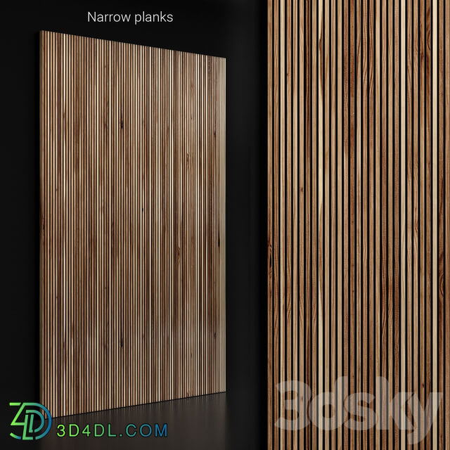 Other decorative objects Narrow planks