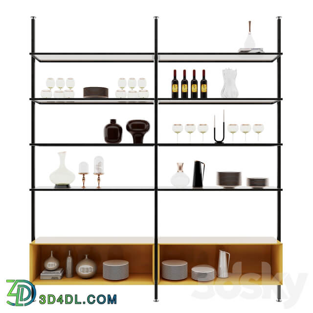 Shelving 45 3D Models