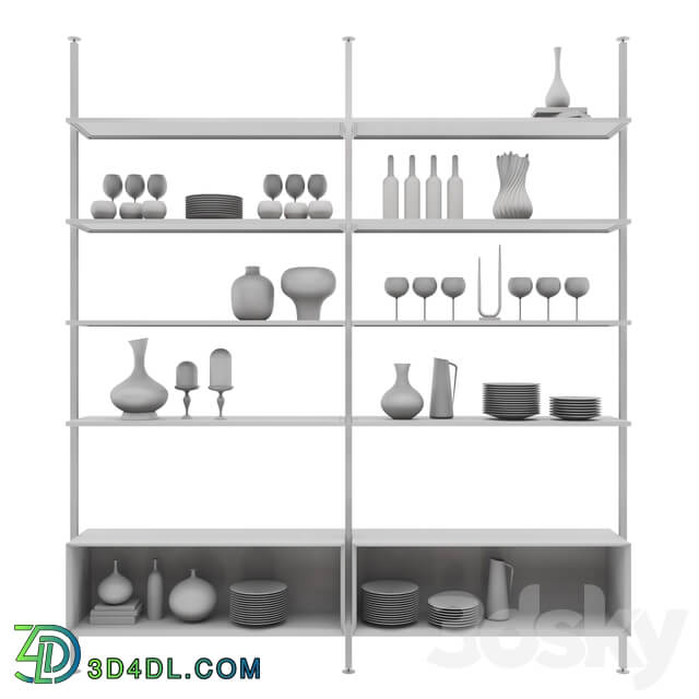 Shelving 45 3D Models