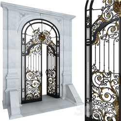 Entry door gate 3D Models 