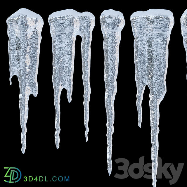 Icicles 2 Urban environment 3D Models