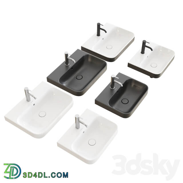 Duravit HAPPY D.2 PLUS Rectangular Washbasin