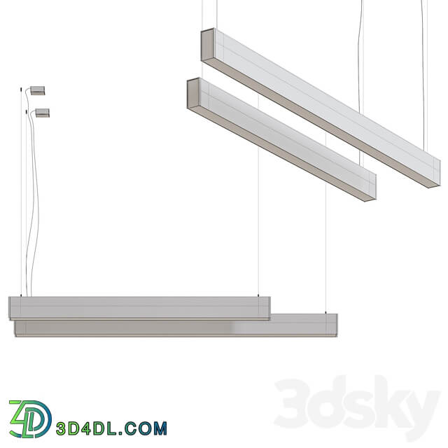 Arkoslight Fifty Ho Suspended Lamp 3D Models