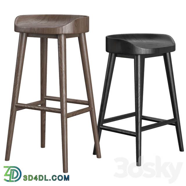 RH Danish Stool