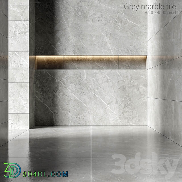 Gray marble tiles 3